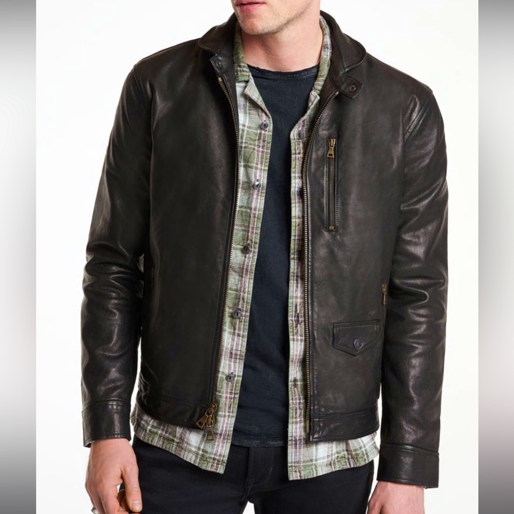 John Varvatos York Jacket - Leather